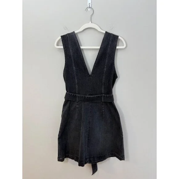cute dresses to wear with cowgirl boots Jamie Denim Mini Dress Cambria Vintage main image 1
